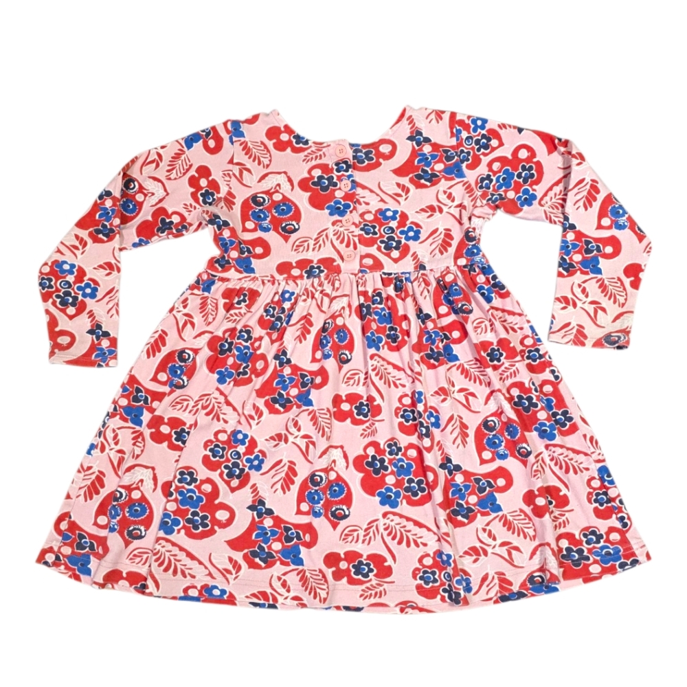 Hanna Adersson Girls  Dress Girls 6/7 100% Cotton Floral